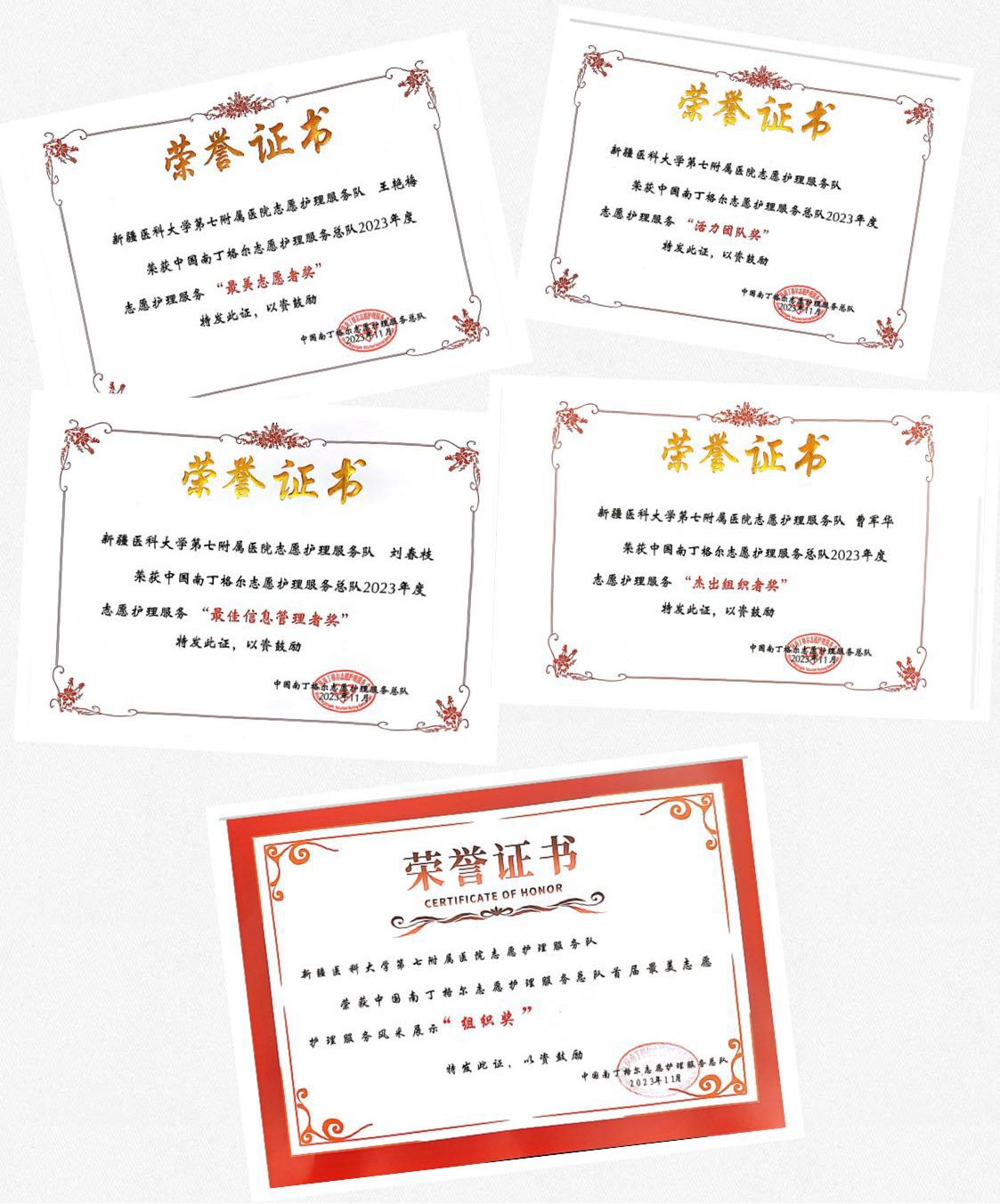 共护健康，共创未来——新疆医科大学第七附属医院在中国南丁格尔志愿护理服务年会中揽胜5奖